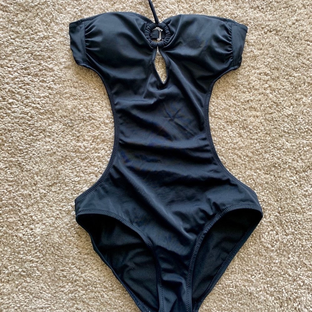 String Halter Top Swimsuit